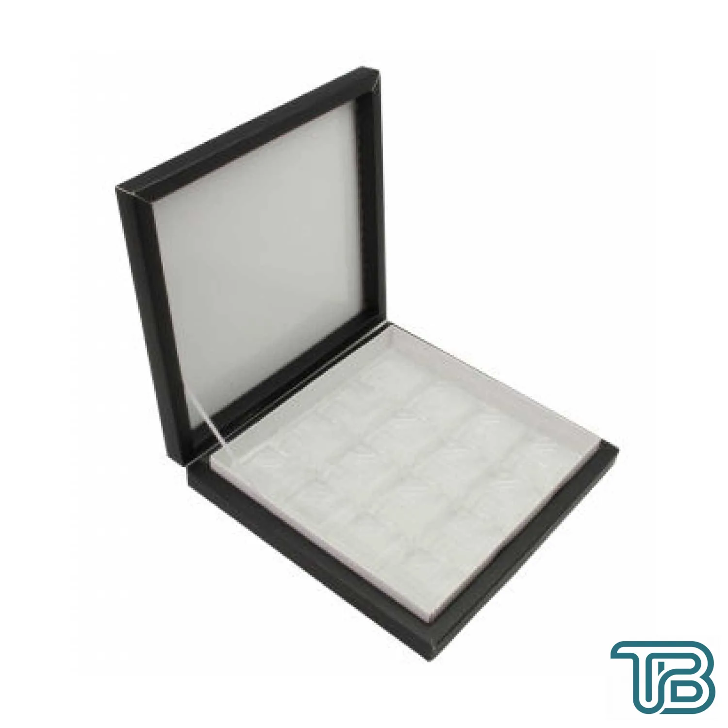 Karton Çikolata Kutusu 9 lu Separatörlü 18X19 CM Siyah - Eminönü ToptanS | Ticaretin Kalbinden