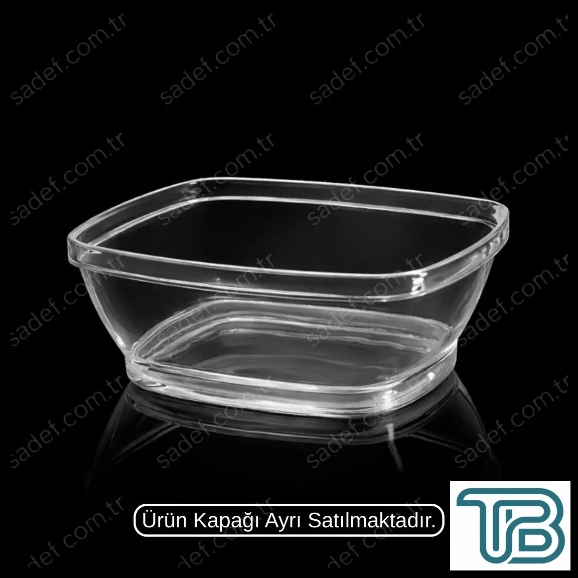 MAY322 KRİSTAL 250 CC KARMEN KARE KASE ŞEFFAF 500 ADET