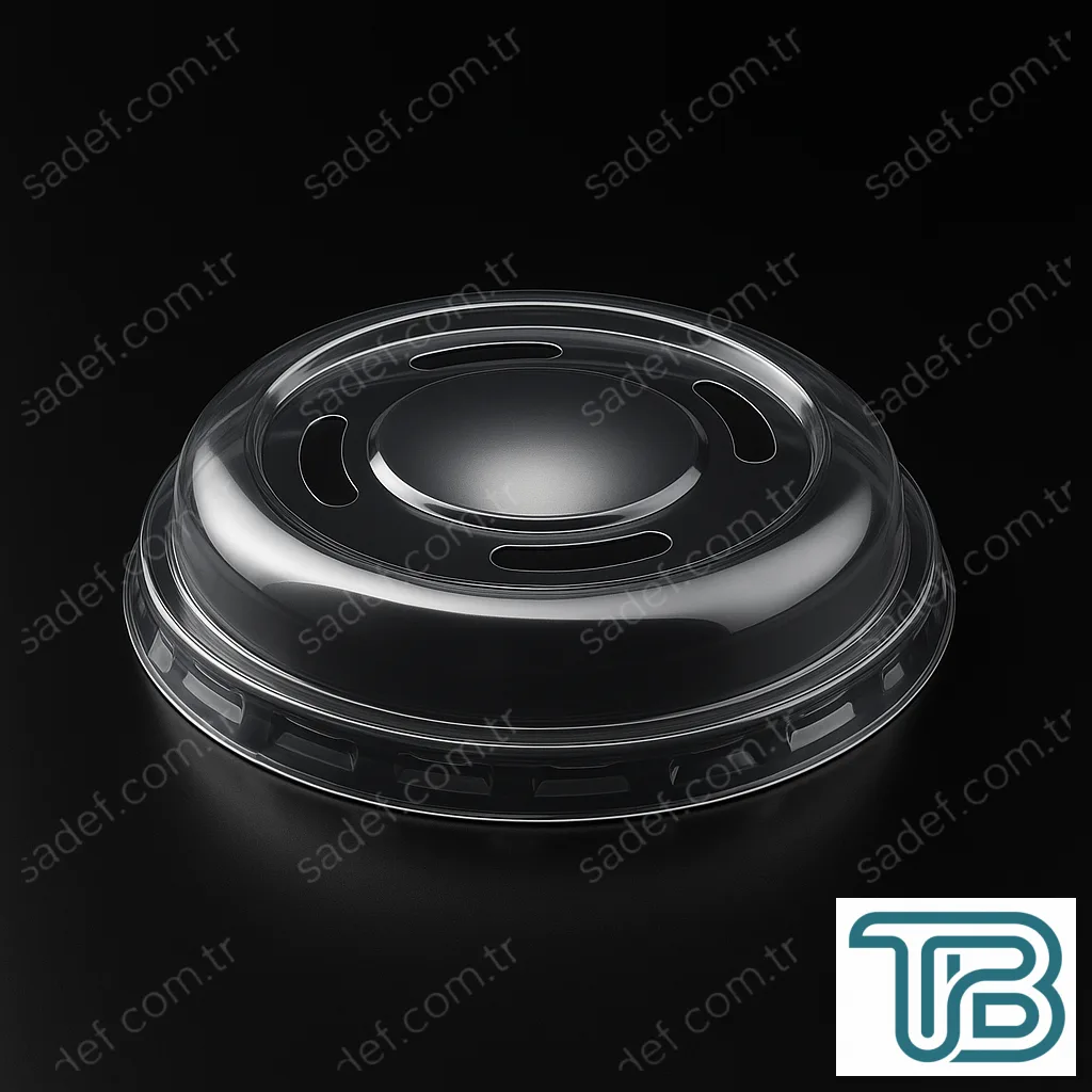 LK-233 DELİKLİ BOMBE KAPAK Ø118 MM HUMUS LİMERA 6 GR ŞEFFAF 100 ADET